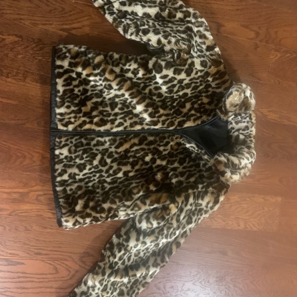 Leopard Print Kids Jacket